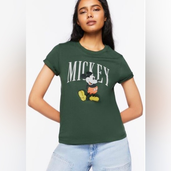 Forever 21 | Mickey Mouse Graphic Tee | S - Picture 1 of 8